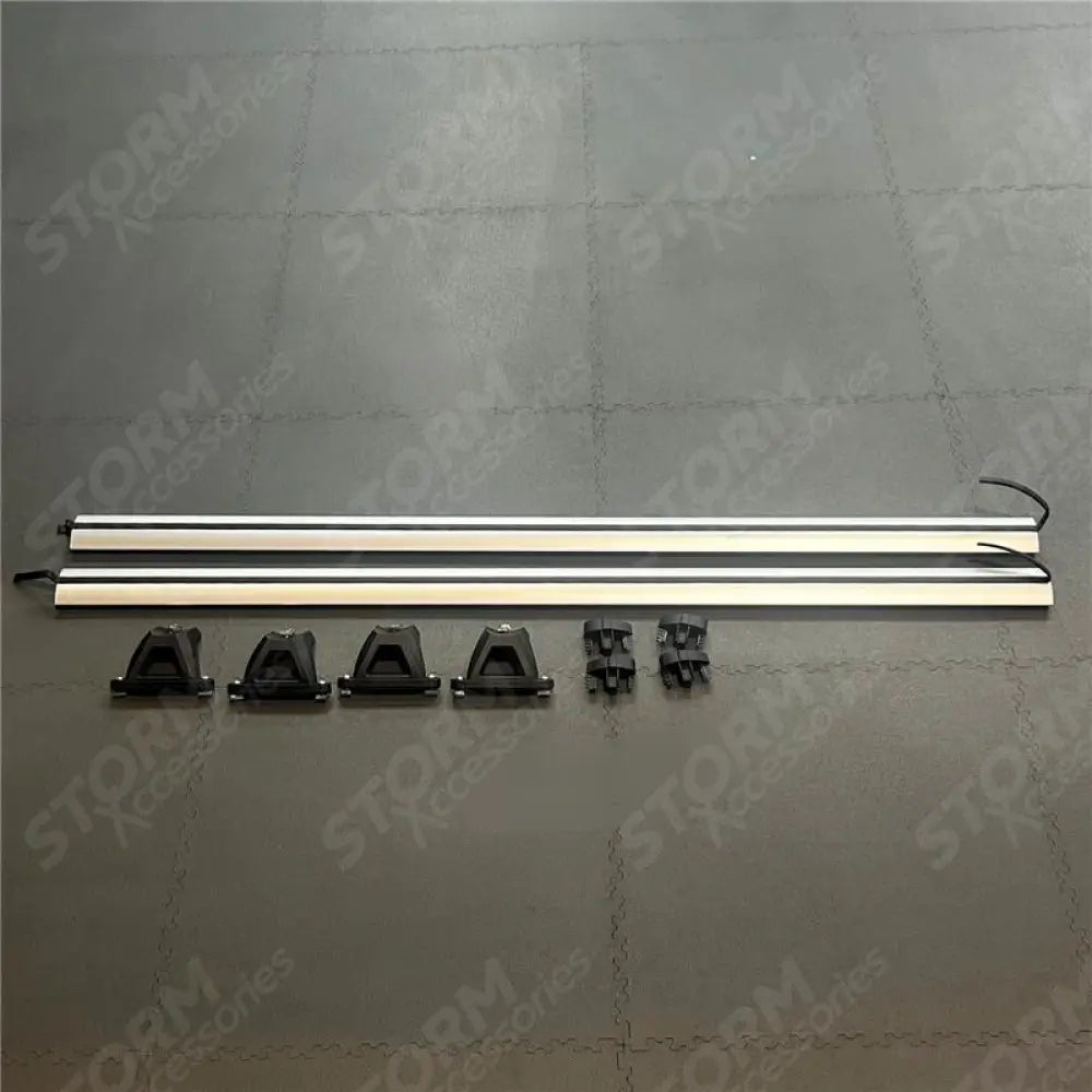 Ridgerail V2 Crossbars Cross Bars Rails For Roll Top Tonneau Cover - Silver