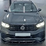 Risper Front Splitter Gloss Black For Volkswagen Tiguan MK2 R / R-Line 2020+