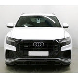 Risper Front Splitter Lip Gloss Black For Audi Q8 S Line 2018+