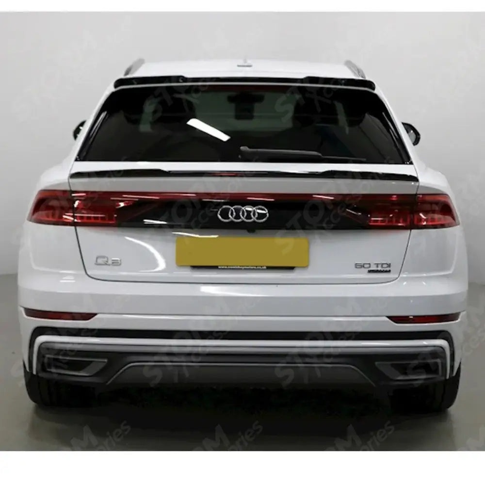 Risper Lower Spoiler Lip Extension Gloss Black For Audi Q8 2018+