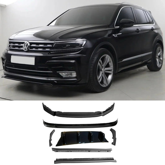 VW Tiguan MK2 R-Line 2015-2020 Aero Body Kit In Gloss Black