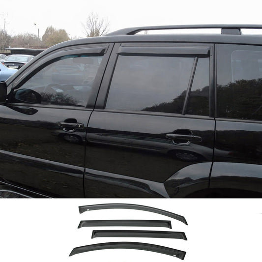 Toyota Landcruiser Lc120 2003-2009 - Egr Quad Wind Deflectors - External Fit