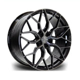 Riviera Rf108 Black Polished Dark Tint - 20 Inch Alloys - 5x120