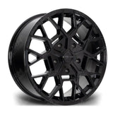 Riviera Rtx Gloss Black - 20 Inch Alloys - 5x160 - Qty 1