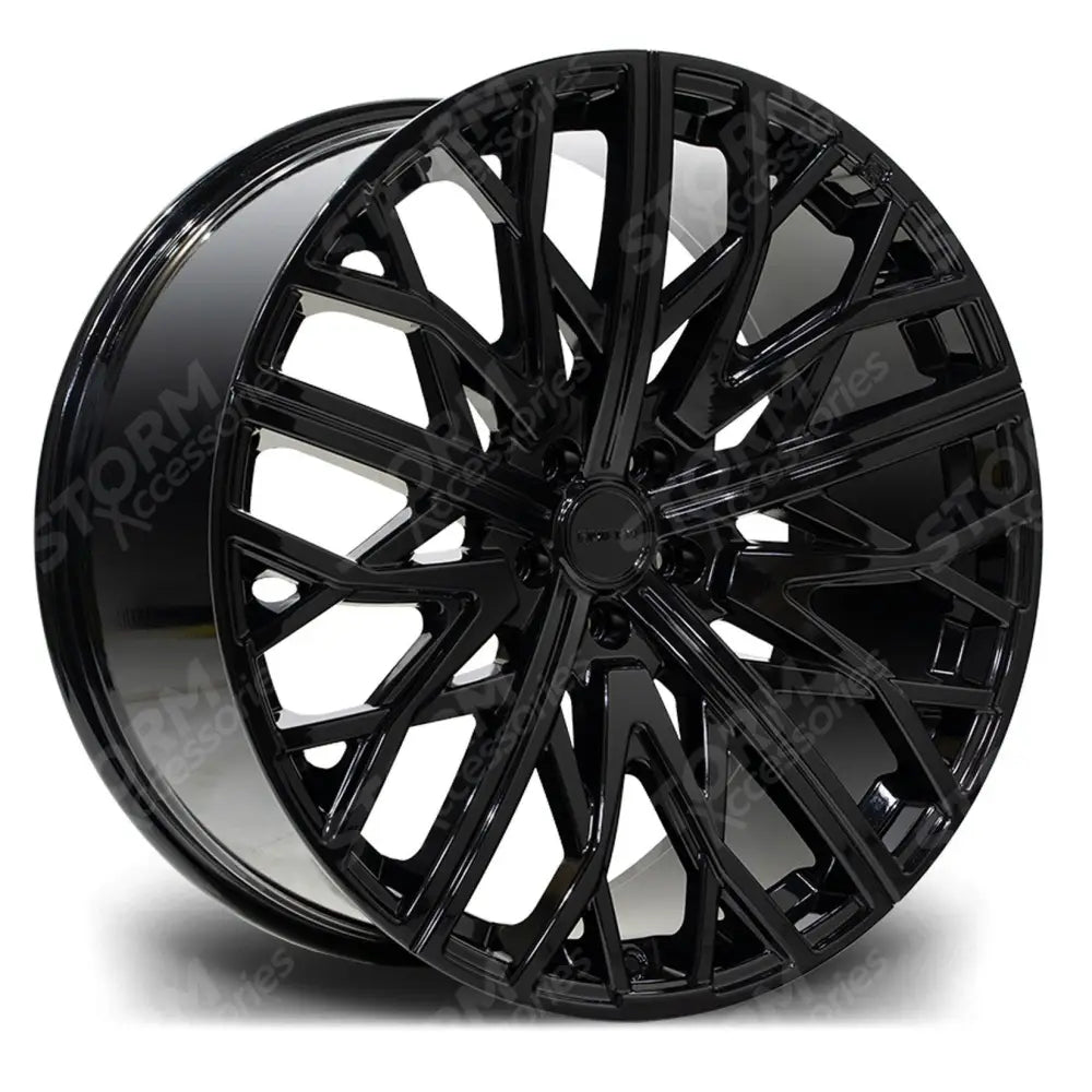 Riviera Rv131 Gloss Black 23 Inch Alloys - 5x120 35 74.1