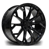 Riviera Rv133 Gloss Black 23 Inch Alloys - 5x112 25 66.6