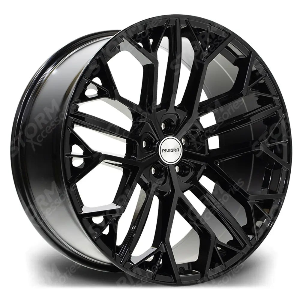 Riviera Rv198 Gloss Black 23 Inch Alloys - 5x112 25 66.6