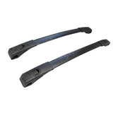 Roof Cross Bar Set In Black Pair For Toyota Rav 4 2013 On