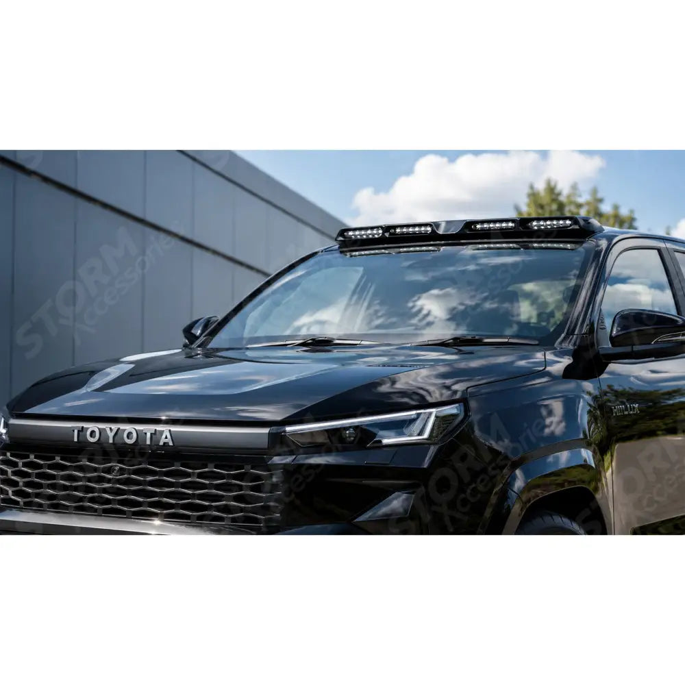 Roof Light Pod Gloss Black For Toyota Hilux Travo 2026 on - Light Bars