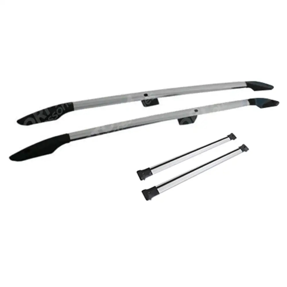 Roof Rails And Cross Bars Set Silver For Citroen Berlingo LWB 2018 On