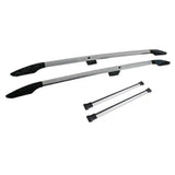 Roof Rails And Cross Bars Set Silver For Ford Transit Custom LWB 2013 - 2024
