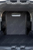 Second Row Carpeted & Embossed Bulkhead With Clear Panel For Volkswagen Transporter T7 2025+
