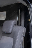 Second Row Carpeted & Embossed Bulkhead With Clear Panel For Volkswagen Transporter T7 2025+