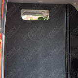 Second Row Carpeted & Embossed Bulkhead With Clear Panel For Volkswagen Transporter T7 2025+