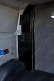 Second Row Carpeted & Embossed Bulkhead With Clear Panel For Volkswagen Transporter T7 2025+