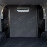 Second Row Carpeted & Embossed Bulkhead With Clear Panel For Volkswagen Transporter T7 2025+