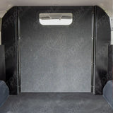 Second Row Carpeted & Embossed Bulkhead With Clear Panel For Volkswagen Transporter T7 2025+