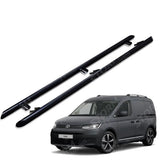 Side Bars Steps Angular Type Short Wheel Base Black 60mm For Vw Caddy 2021 On