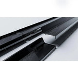 Side Skirt Splitters 2 Piece In Gloss Black For Audi Q8 S-line 2018 On