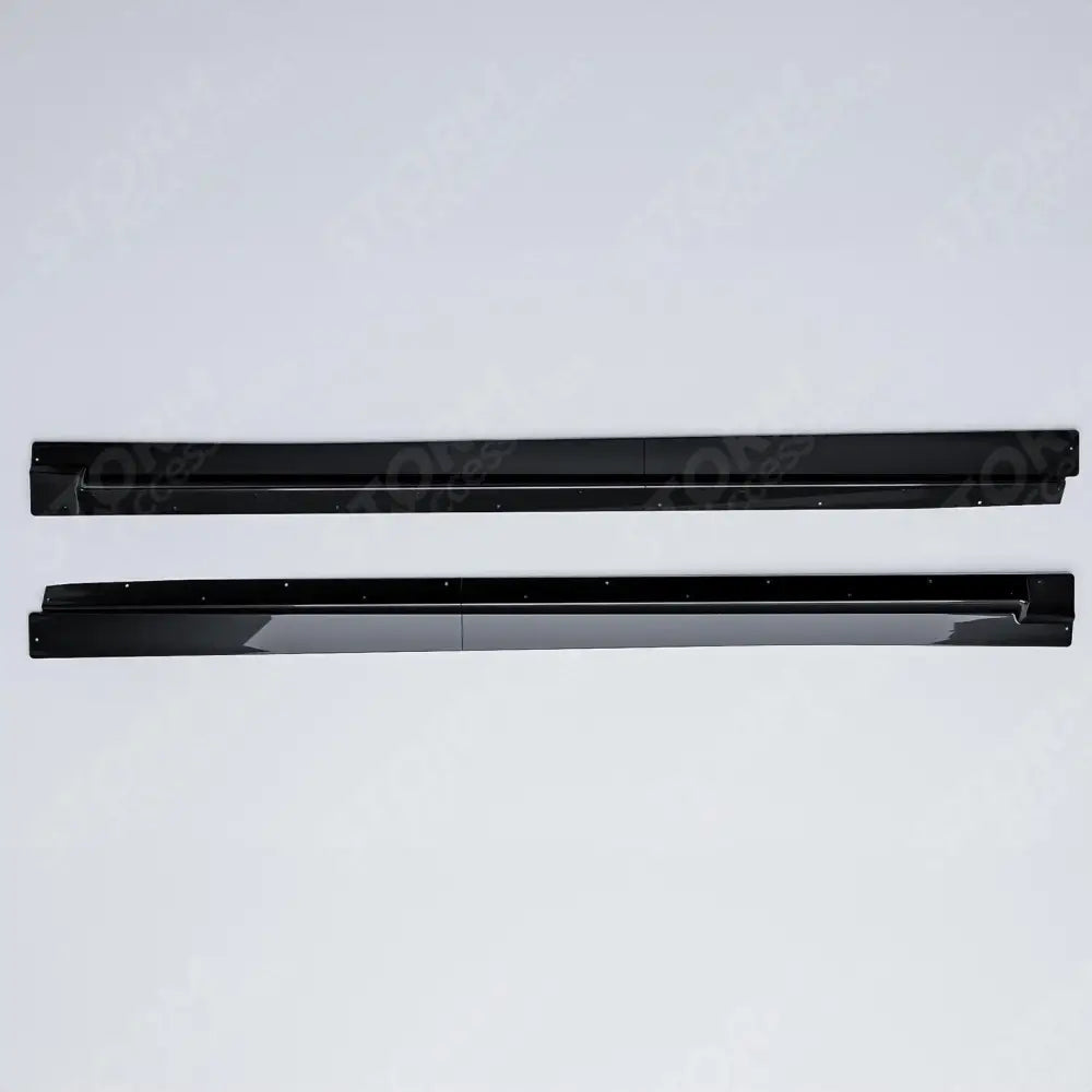 Side Skirt Splitters 2 Piece In Gloss Black For Audi Q8 S-line 2018 On