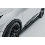 Side Skirt Splitters In Gloss Black For Kia Sportage MK5 GT Line 2021-2025