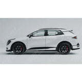 Side Skirt Splitters In Gloss Black For Kia Sportage MK5 GT Line 2021-2025