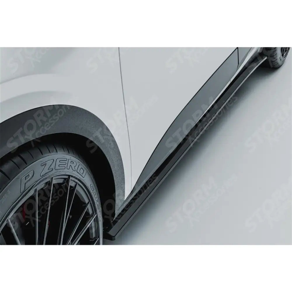 Side Skirt Splitters In Gloss Black For Kia Sportage MK5 GT Line 2021-2025