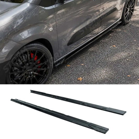 Side Skirt Splitters in Gloss Black For Peugeot Partner / Citroen Berlingo 2023+