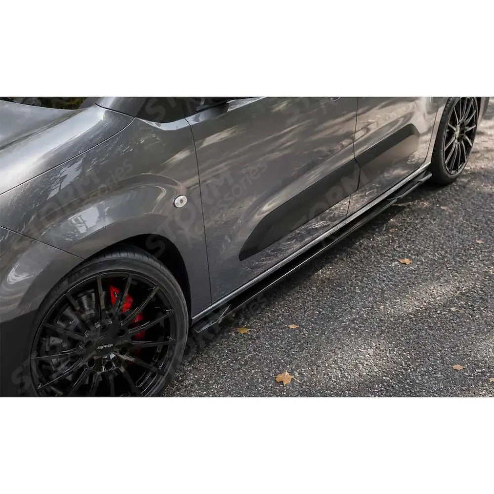 Side Skirt Splitters in Gloss Black For Peugeot Partner / Citroen Berlingo 2023+ - Side Skirt Splitter