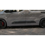 Side Skirt Splitters in Gloss Black For Peugeot Partner / Citroen Berlingo 2023+ - Side Skirt Splitter
