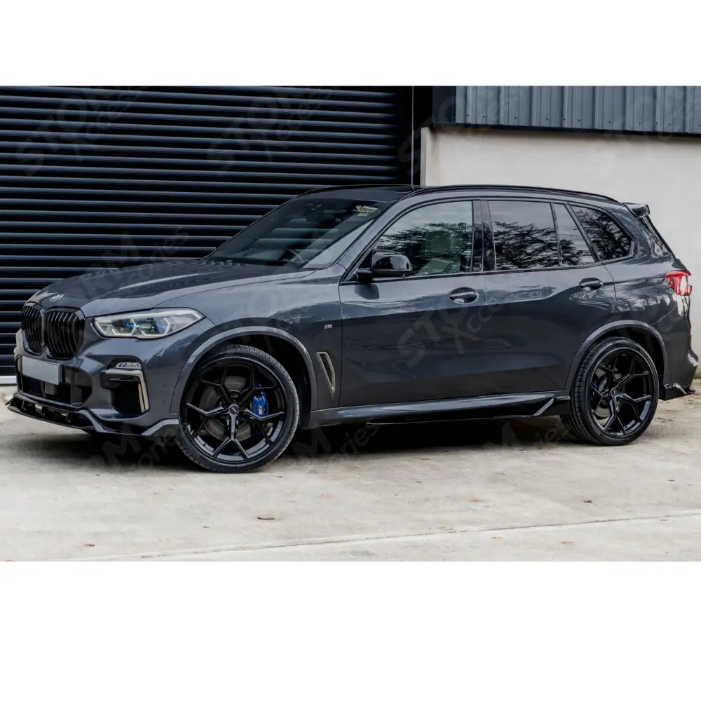 Side Skirt Splitters In Gloss Black Black Knight For Bmw X5 G05 2018+