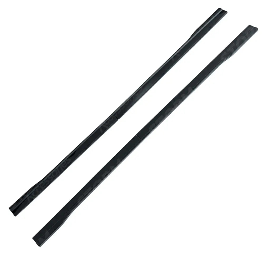 Side Skirt Splitters V2 In Gloss Black For Ford Transit Custom MK2 LWB 2024 on