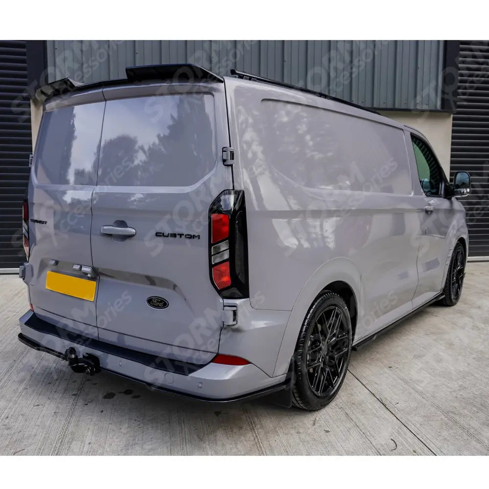 Side Skirt Splitters V2 In Gloss Black For Ford Transit Custom MK2 SWB 2024 on