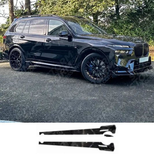 Side Skirts In Gloss Black For BMW X7 G07 LCI 2023+