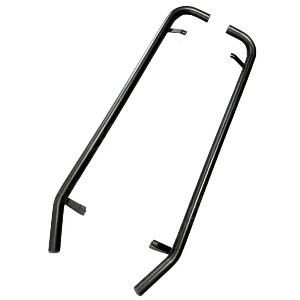 Side Step Finisher Bars In Black For Toyota Land Cruiser Lc150 LWB 2009 On