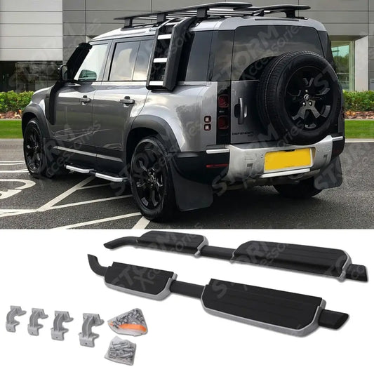 Side Steps Pair For Land Rover Defender 110 / 130 L663 STX Style 2020 On
