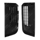 Side Vents In Gloss Black For Land Rover Defender L663 90 / 110 / 130 2020 On