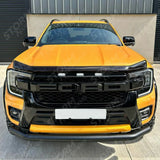 Single Deck Black Powder Coat Front Spoiler Bar For Ford Ranger T9 2023 On