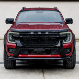 Single Deck Black Powder Coat Front Spoiler Bar For Ford Ranger T9 2023 On