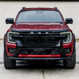 Single Deck Black Powder Coat Front Spoiler Bar For Ford Ranger T9 2023 On
