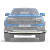 Single Deck Stainless Steel Front Spoiler Bar For Ford Ranger Raptor 2023 On