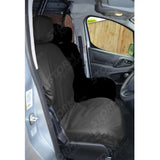 Single Driver Seat Cover Black For Peugeot Partner 2008-2018