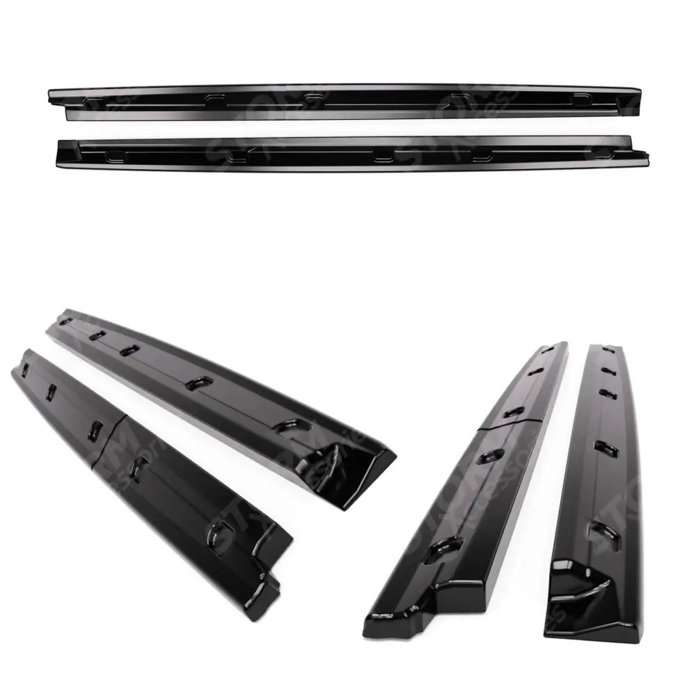 Skirt Splitters Pair In Gloss Black For Volkswagen Caddy Mk5 2021+side