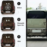 Spare Wheel Cover Removal Plate Colour Coded For Land Rover Defender L663 90 /110 / 130 2020 On
