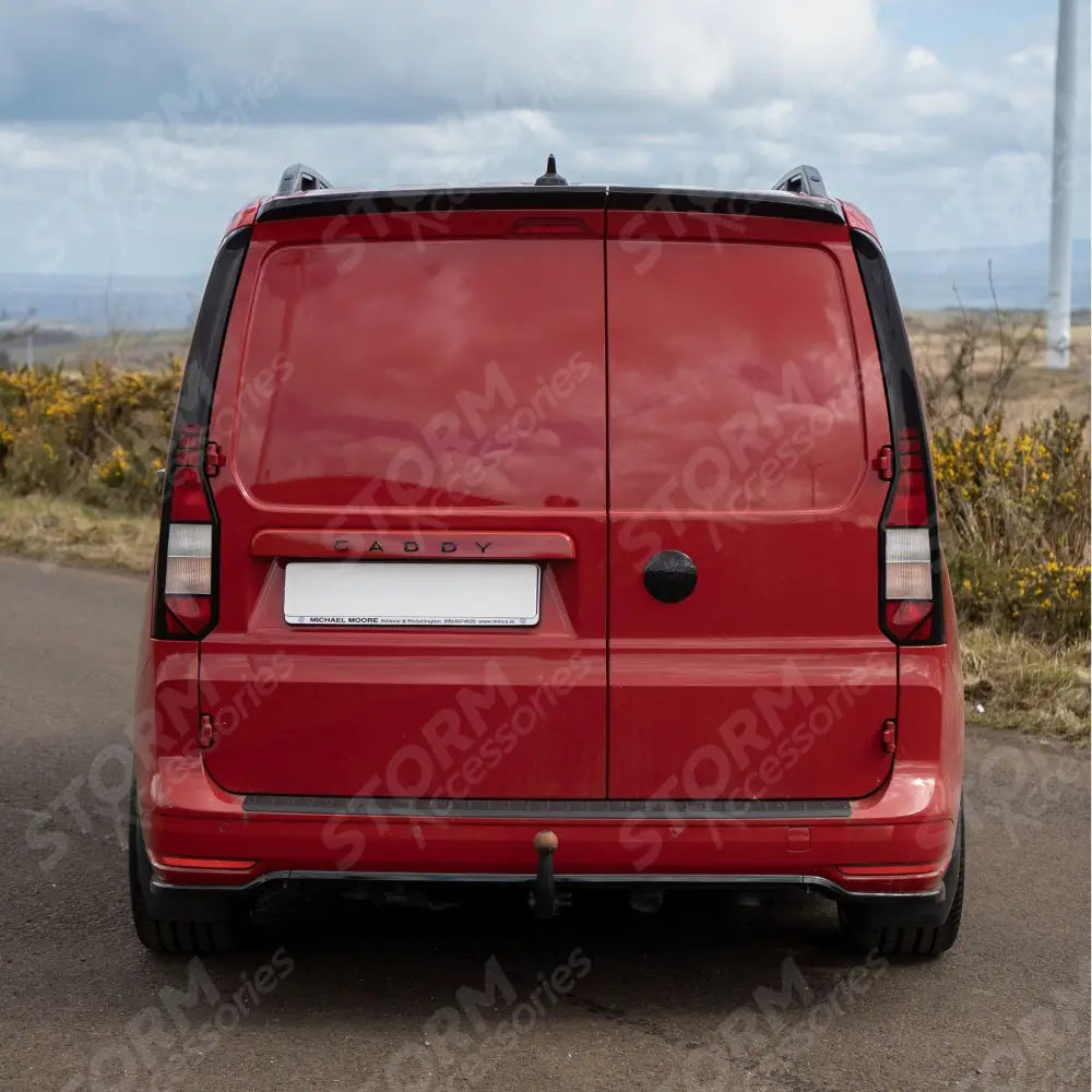 Splitter In Gloss Black For Volkswagen Caddy Mk5 2021+Rear Bumper
