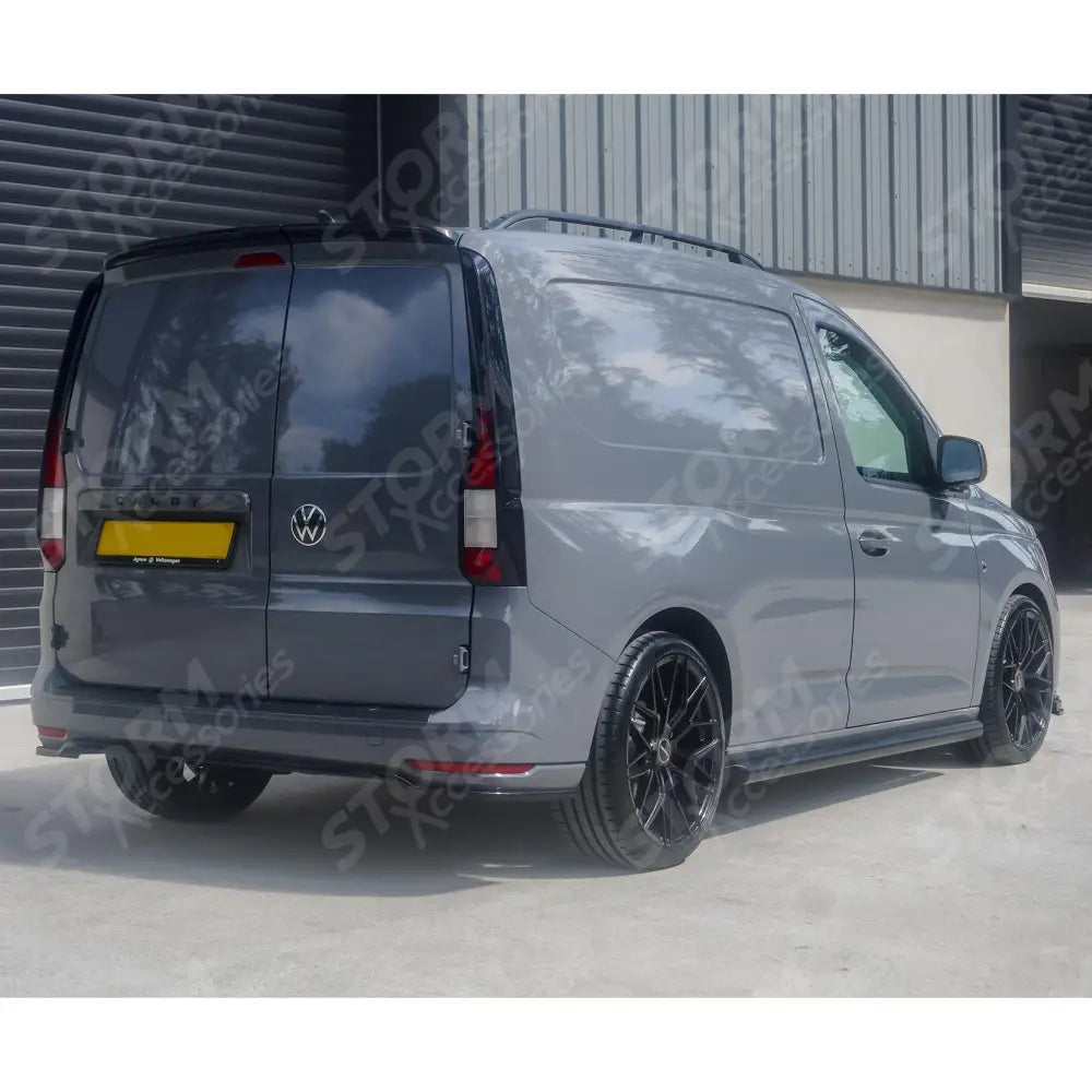 Splitter In Gloss Black For Volkswagen Caddy Mk5 2021+Rear Bumper