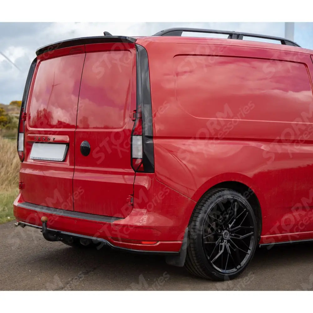 Splitter In Gloss Black For Volkswagen Caddy Mk5 2021+Rear Bumper