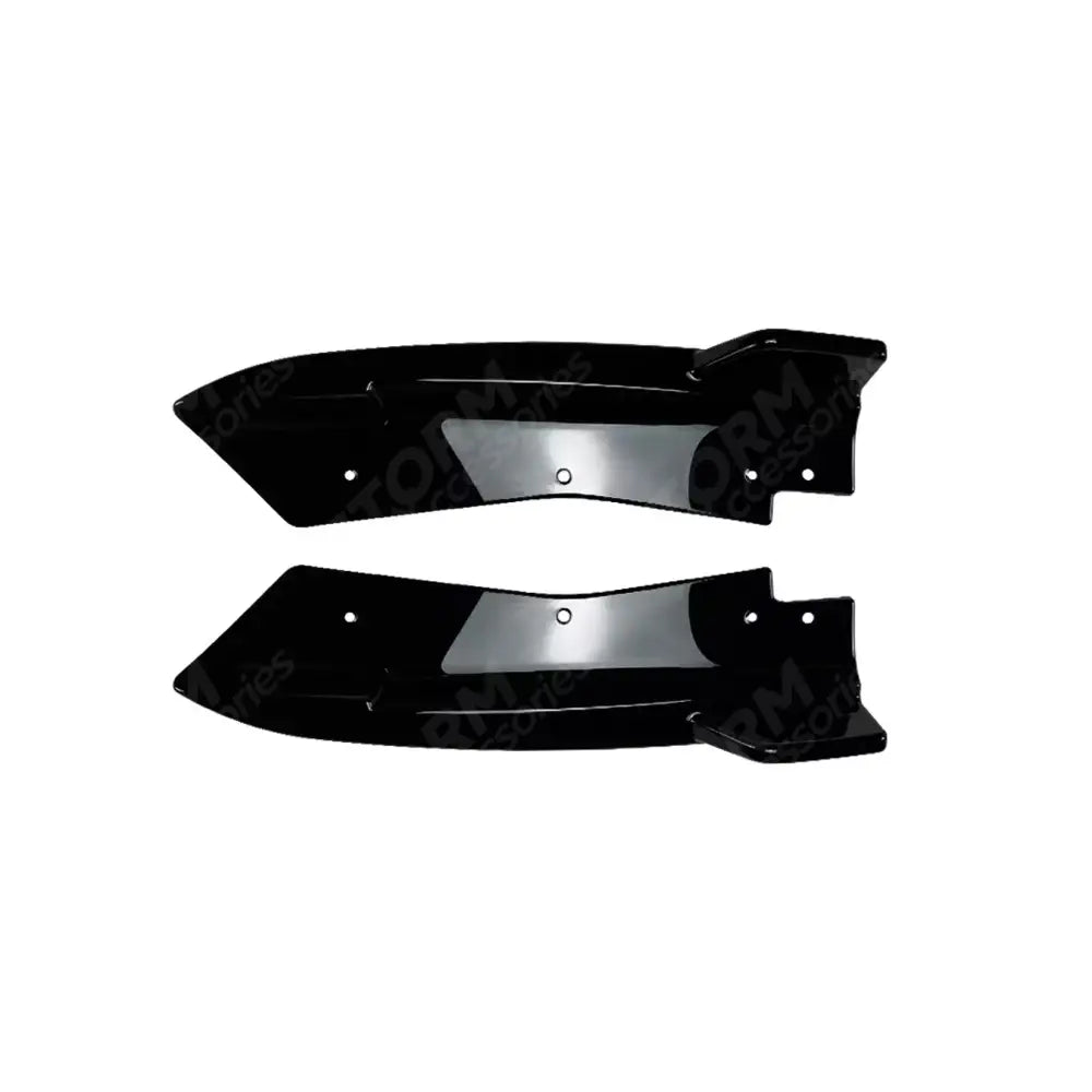 Splitters In Gloss Black For BMW X3 G01 LCI 2022+ M-Sport Rear Bumper Corner