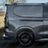 Spoiler In Gloss Black For Ford Transit Custom MK2 2024 on V1 Rear Barn Door