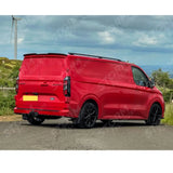 Spoiler In Gloss Black For Ford Transit Custom MK2 2024 on V2 Rear Barn Door